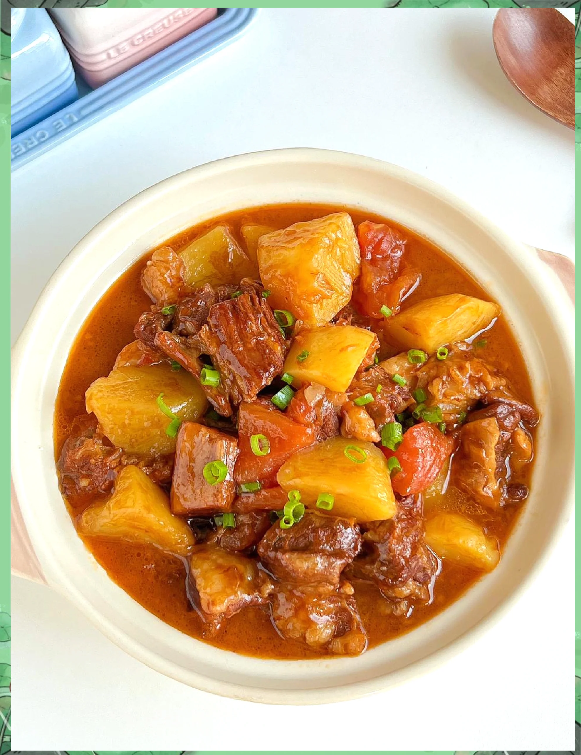 今天吃什么呢?紅燒羊肉加土豆_牛羊肉