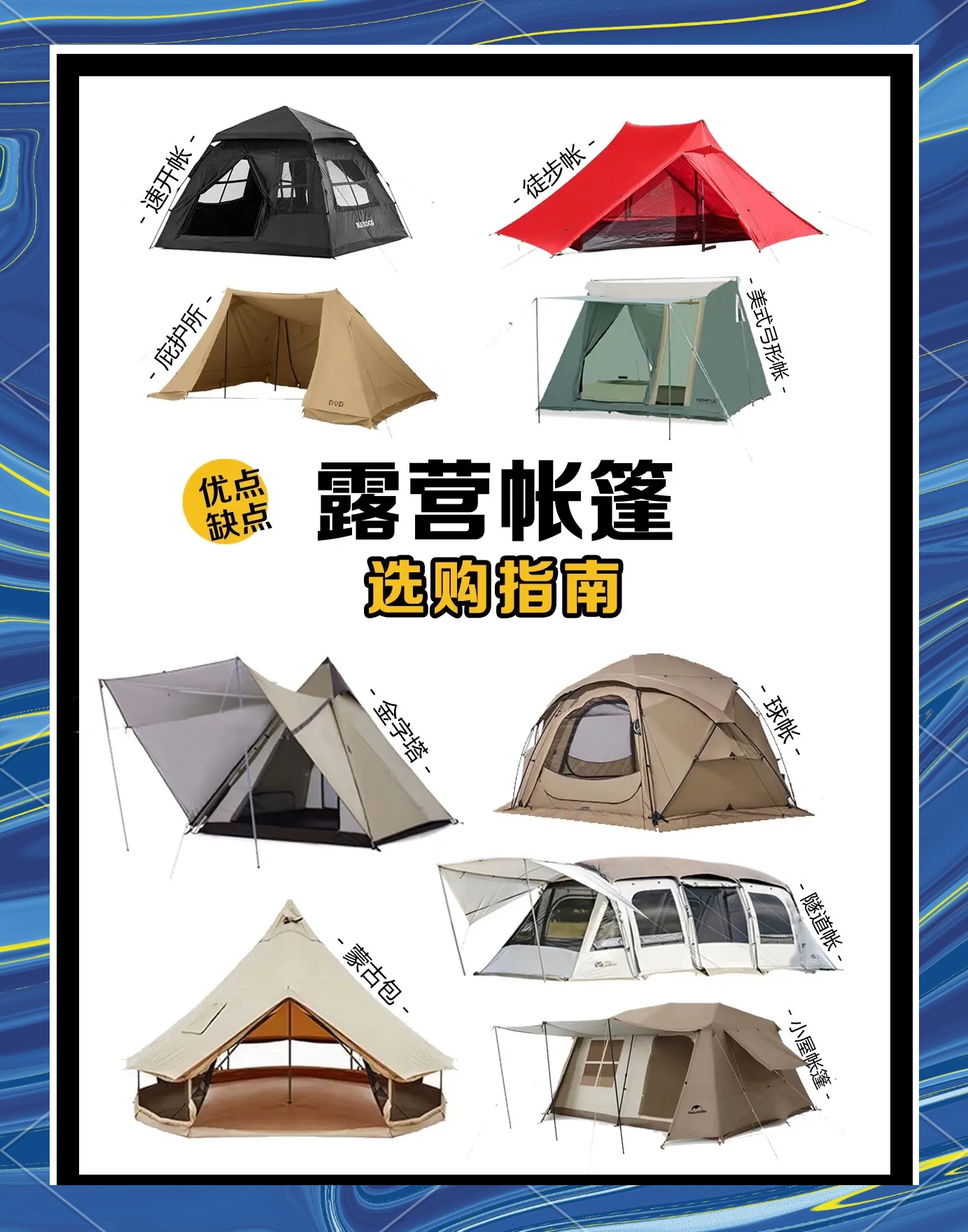 露營(yíng)小白必看!帳篷選購(gòu)全攻略_帳篷
