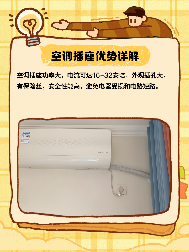 親們誰知道空調(diào)插座多高合適?