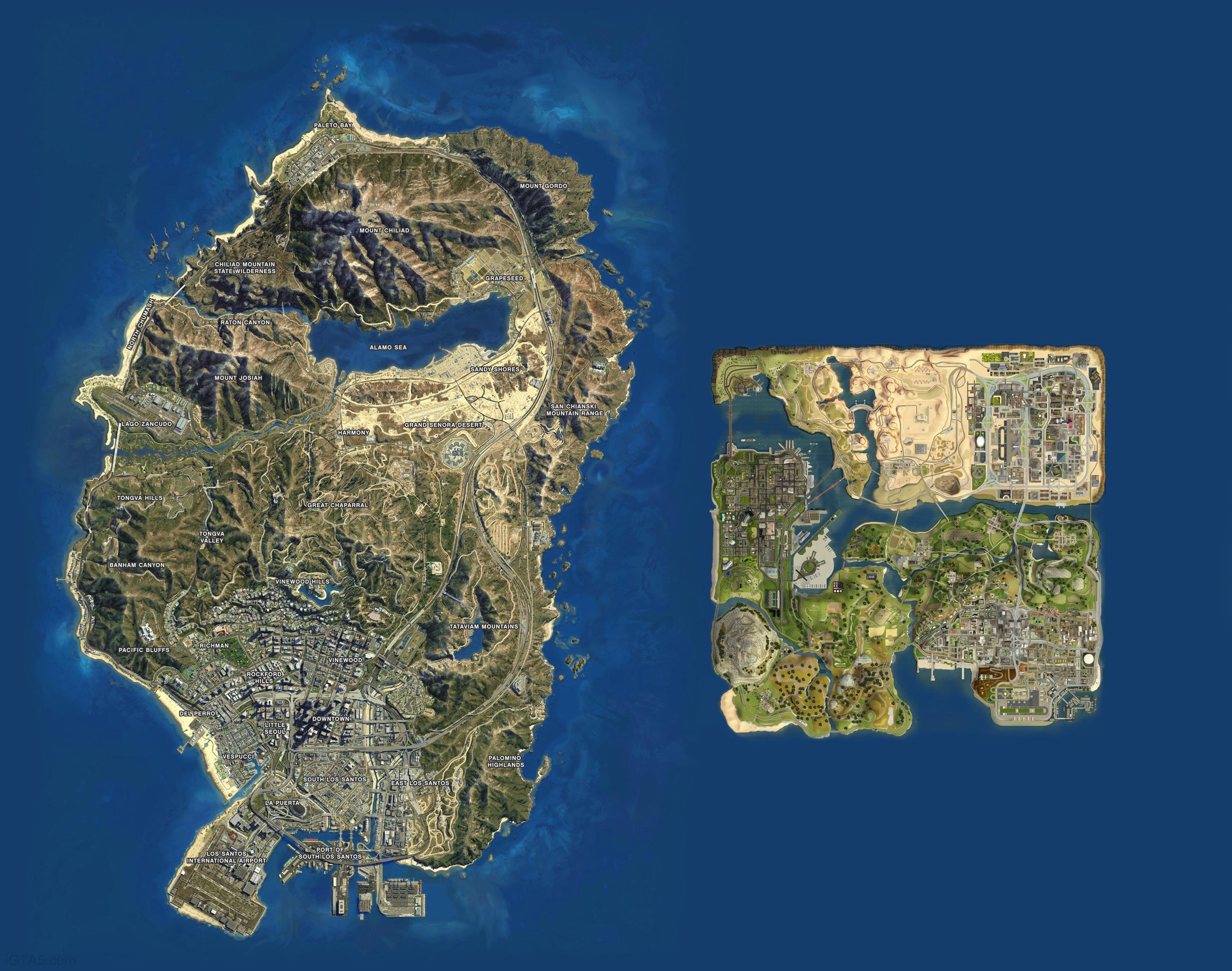 GTA4里頭的地圖跟美國的城市地圖是不是完全一樣?