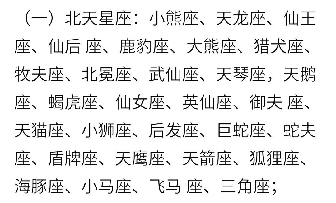 世上有多少個星座,八十八個星座的起源及來歷