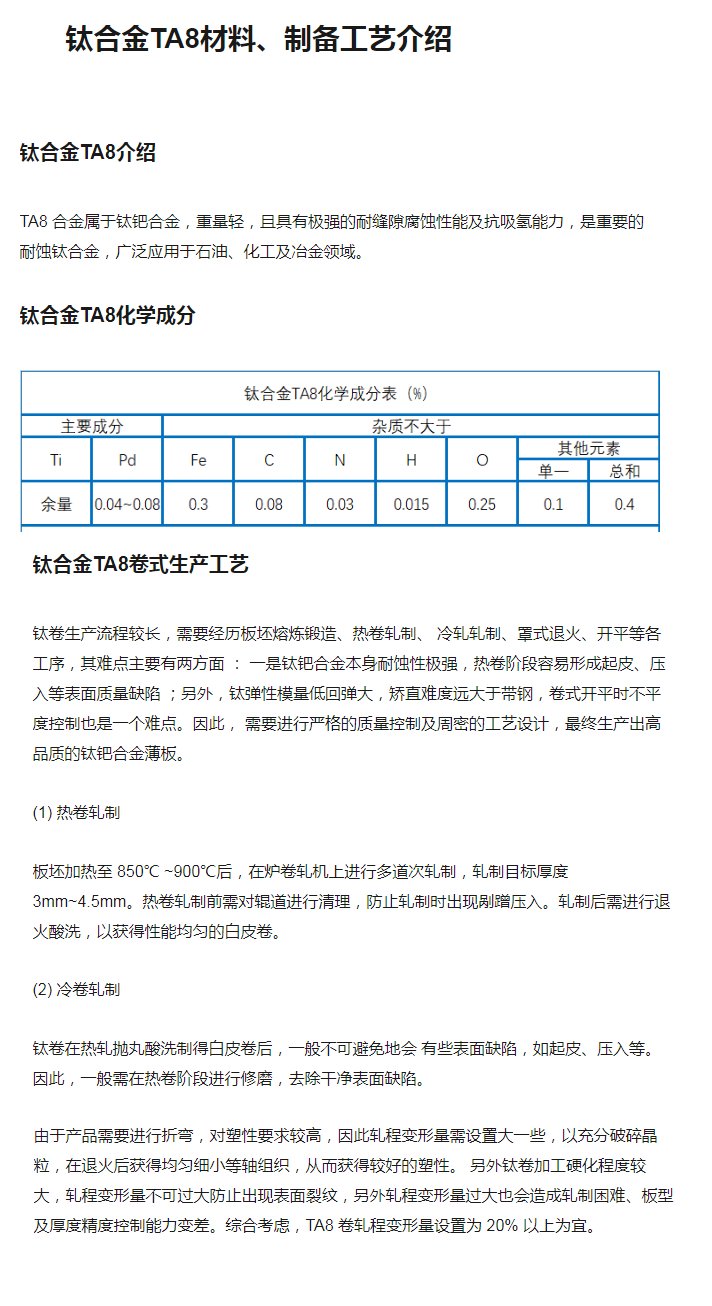 鈦合金管的tc1tc2tc3tc4代表什么意思
