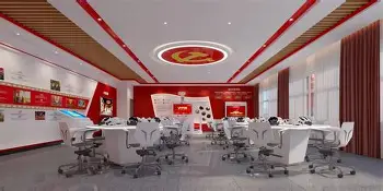 多媒體數(shù)字黨建展廳,紅色文化宣傳室,VR全景云端黨建館全國