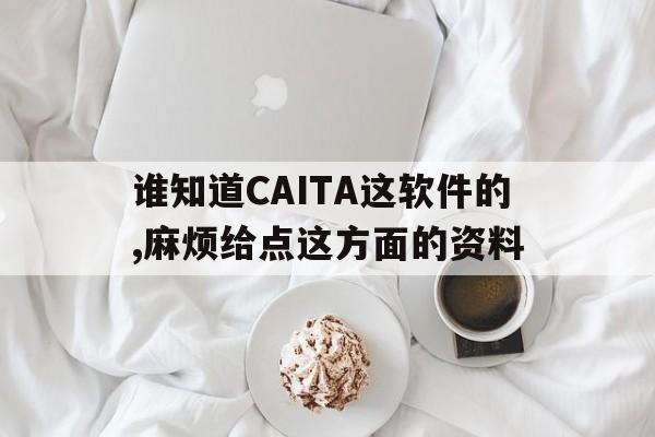 誰知道CAITA這軟件的,麻煩給點這方面的資料